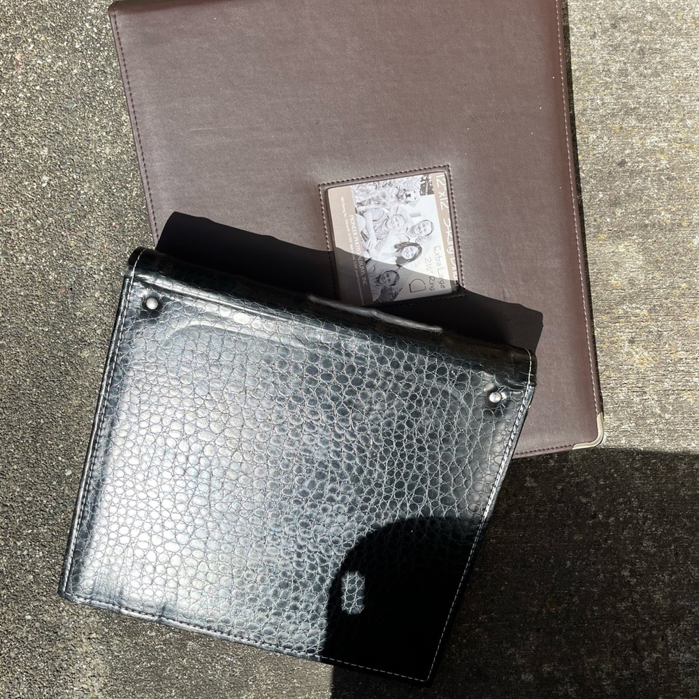 2 NEW Textured Photo Albums